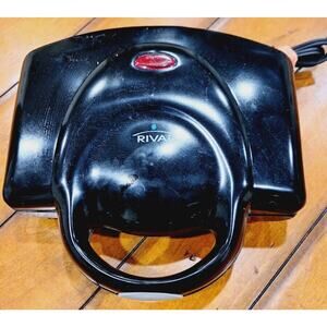 Rival (16140) Black 2 Slice Non-Stick Coated Cooking Plates Waffle Maker Tested